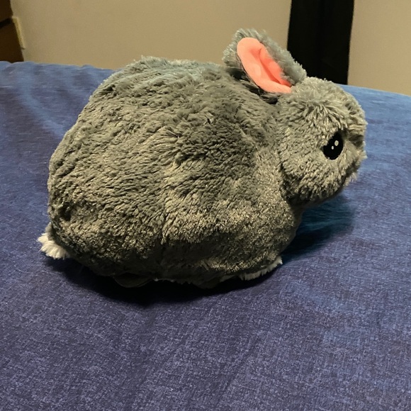 Soft Gray Plush Companion for Small Pets - Picture 4 of 6